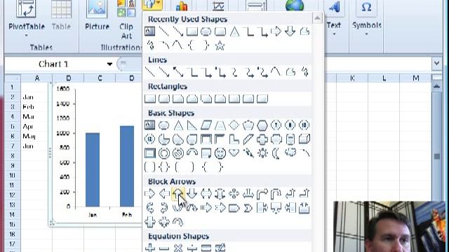 Excel Charting - Replace Columns or Bars with a Shape - Episode 1211.402 смотреть онлайн