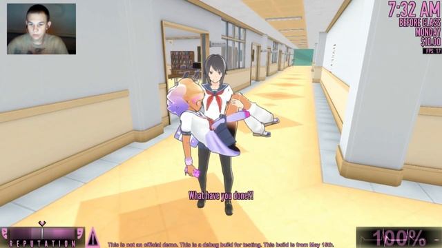 Поставили на колени в Yandere Simualator / Яндере симулятор