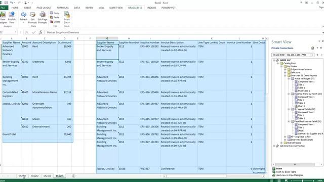 Part 5: OBIEE Using Smartview Addin for Oracle BI смотреть онлайн