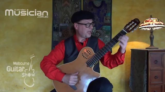 Melbourne Guitar Show Tip: Banjo style finger rolls смотреть онлайн