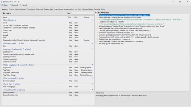 Timeout roulette v2 for Streamer bot смотреть онлайн