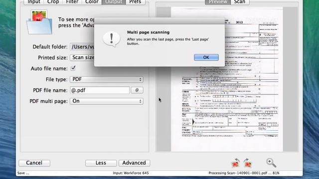 How to scan a multipage PDF document with VueScan , easy way to use vuescan смотреть онлайн