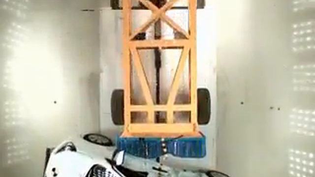 ANCAP - 2013 Mitsubishi Mirage - side crash test / 5 star safety rating / смотреть онлайн