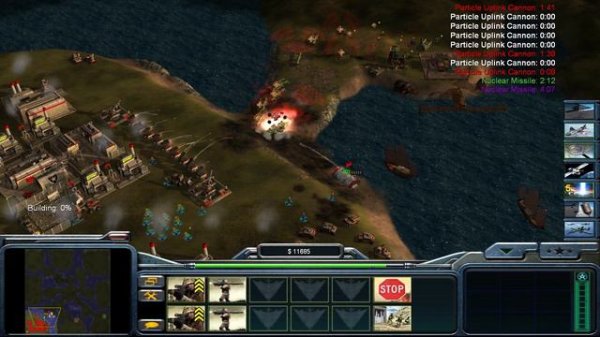 Usa Air Force General 1 vs 7 HARD Generals - Command Conquer Generals Zero Hour Gameplay