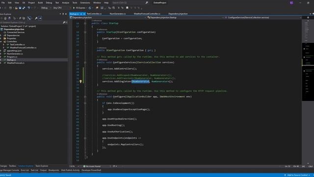 .Net Core Dependency Injection | Transient | Scoped | Singleton смотреть онлайн