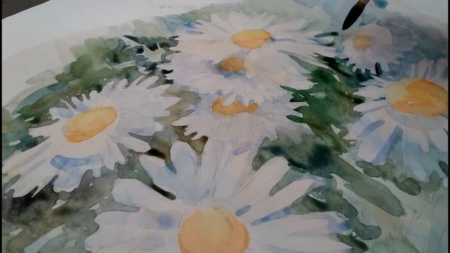 #акварель#watercolor#УрокиРисования#Drawinglessons#ArtandLife Как нарисовать ромашки