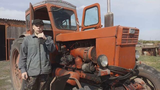 Обзор на красного трудягу Трактор Т-40 смотреть онлайн