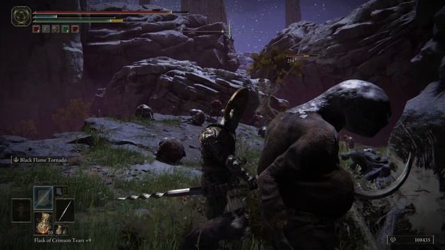 Elden Ring - Godskin Peeler "Black Flame Tornado" Special Weapon Gameplay Demonstration, Appearance смотреть онлайн
