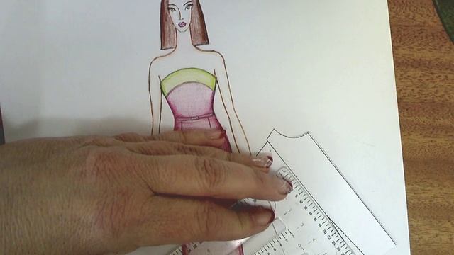 Моделиране на дамска рокля в плътно прилягащ силует 3 смотреть онлайн
