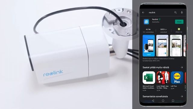 Reolink RLC-511 kameran käyttöönottovideo смотреть онлайн