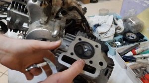 Срезало шлицы валов, резьба свечи снегоход Динго 125