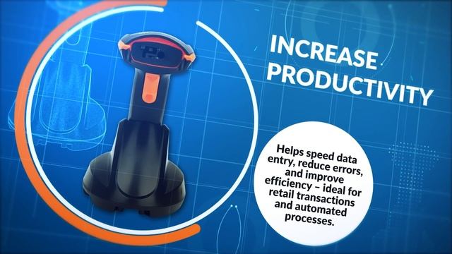 Wireless 2D CCD Barcode Scanner смотреть онлайн