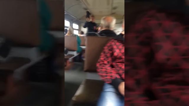 Русская женщина поругалась с цыганкой в Одинцовской электричке (18+)