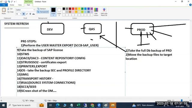 SYSTEM REFRESH PRE-STEPS смотреть онлайн
