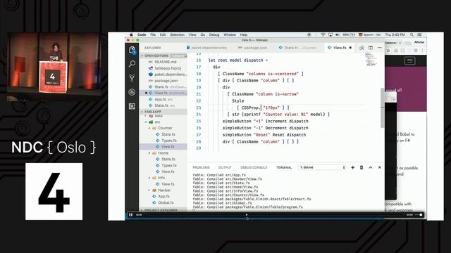 Conquer the JavaScript ecosystem with F# and Fable! - Alfonso Garcia-Caro смотреть онлайн