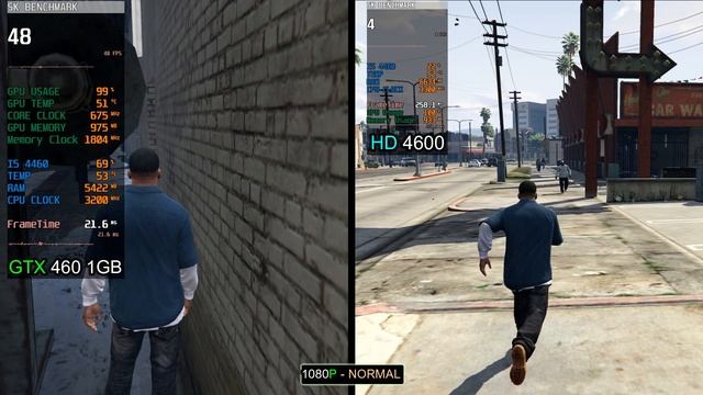 GTX 460 VS HD Graphics 4600 | 5 Games Test | How Big The Difference ? смотреть онлайн