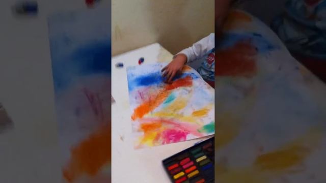 Рисуем с детьми пастелью смотреть онлайн