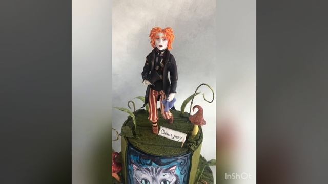 Торт Алиса в стране чудес. Шляпник из мастики смотреть онлайн