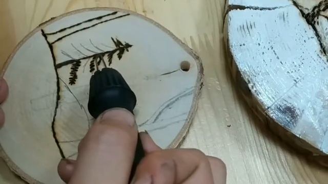 Выжигание на спилах смотреть онлайн