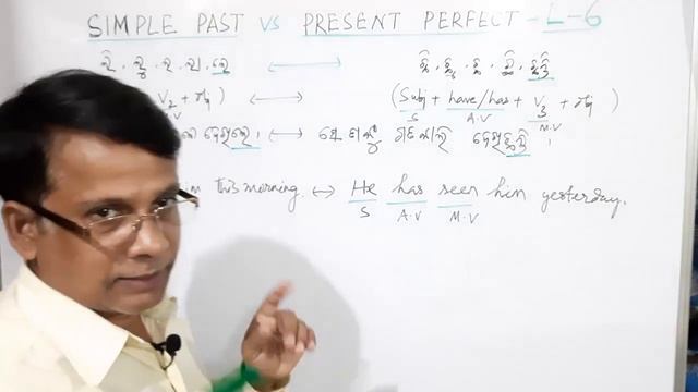 Difference between the present perfect and simple past in Odia смотреть онлайн