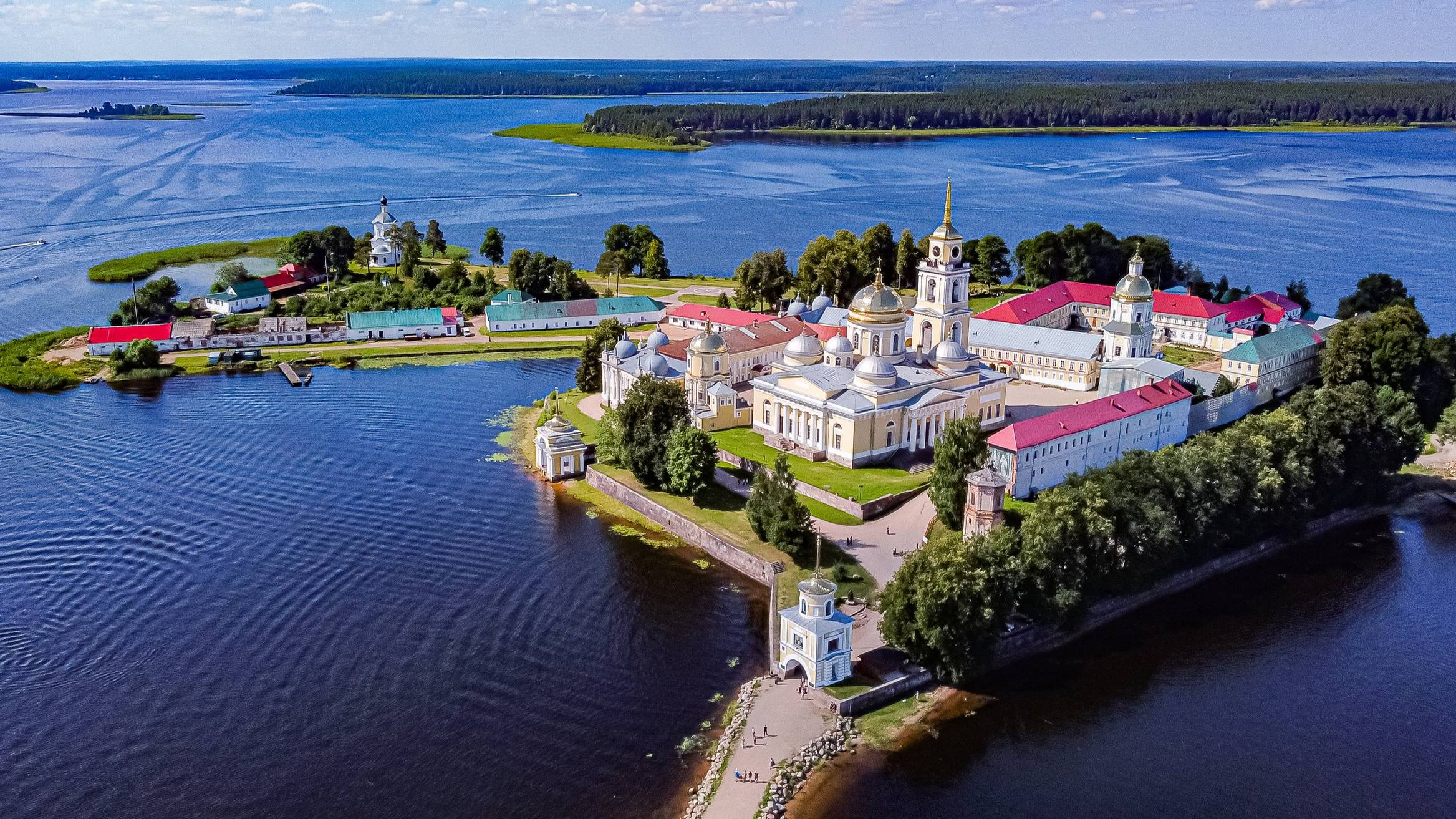 Осташков. Нило- Столобенский монастырь смотреть онлайн
