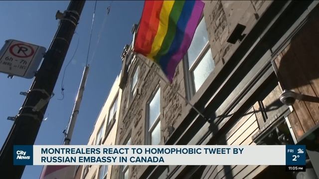 Homophobic tweet by Russian Embassy in Canada causing outrage смотреть онлайн