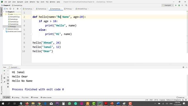 CPIT110 Chapter 6 (#83): 6.10 Default Arguments смотреть онлайн