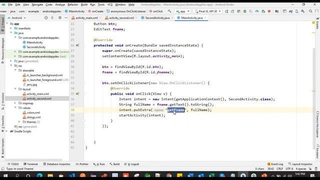 #21 how to move from one activity to another in android studio on button click android studio смотреть онлайн