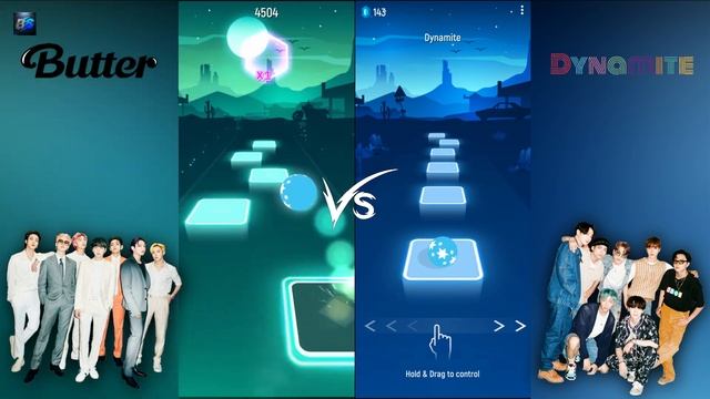 BTS Butter Vs BTS Dynamite | Tiles Hop Custom Level Endless Mode | BeastSentry смотреть онлайн