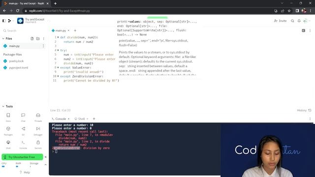 Try & Except | Python Beginner смотреть онлайн
