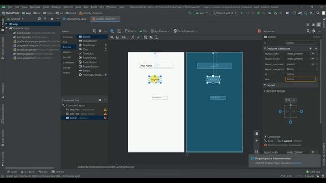 Design A Simple User Interface Using .xml file in Android Studio смотреть онлайн