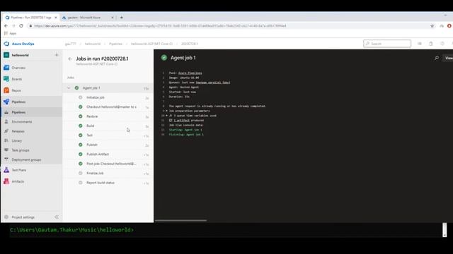 Build Your First CI/CD Pipeline using Azure DevOps (Classic Editor) смотреть онлайн