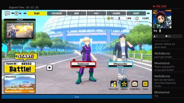 Mha ULTRA Rumble STREAM смотреть онлайн