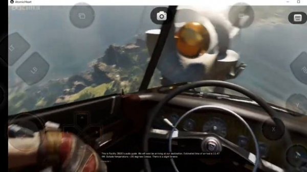 Atomic heart gameplay on Android with high graphics using emulator
