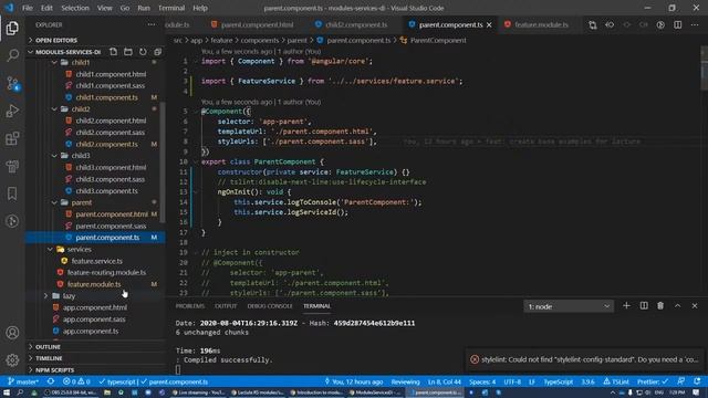 Angular 2020Q3. Modules, Services & Dependency Injection смотреть онлайн