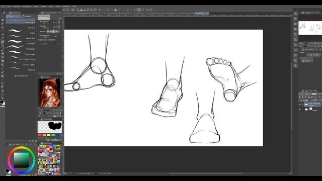 КАК РИСОВАТЬ СТОПЫ смотреть онлайн