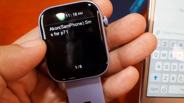 Colmi P71 Smartwatch -Bluetooth Call Function, SMS Message, App Message Notification Demo смотреть онлайн