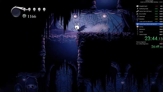 Hollow Knight - Speedrun Any% NMG - 47'45.40 смотреть онлайн