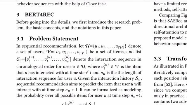BERT4Rec: Sequential Recommendation with Bidirectional Encoder Representations from Transformer смотреть онлайн