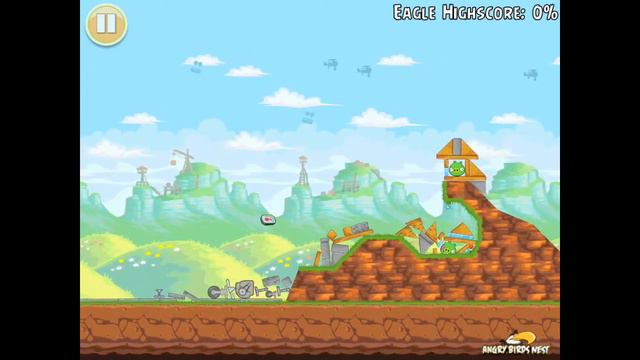 Angry Birds Red's Mighty Feathers 23-6 100% Feather Mighty Eagle Walkthrough смотреть онлайн