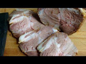 Мясной "орех". Вкусное мясо для бутербродов в мультиварке.