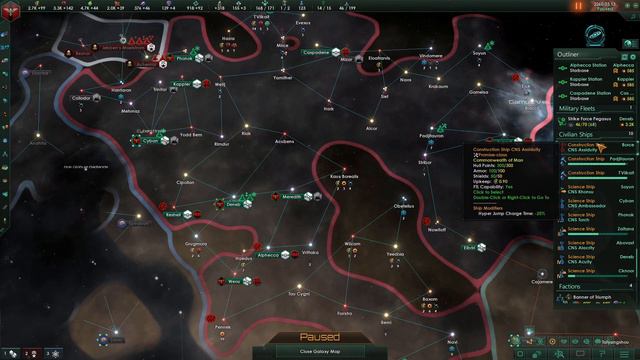 Stellaris 3.2.2 | Commonwealth of Man | EP7 | Ooooh, Wormhole Tech! | All DLC Included смотреть онлайн