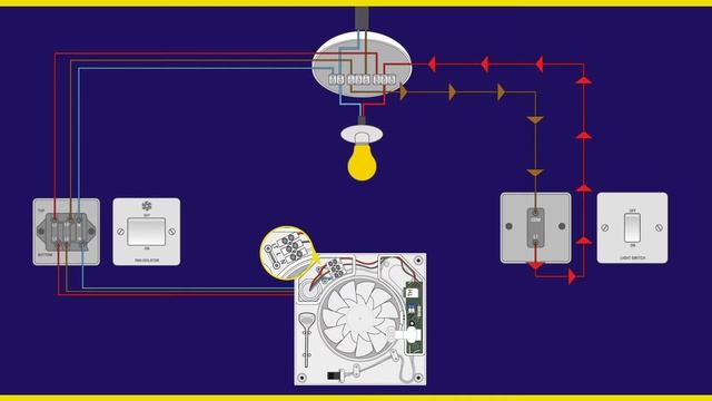 How To Wire a Fantronix Bathroom Extractor Fan Run On Timer & Humidity Sensor to a Lighting Circuit смотреть онлайн