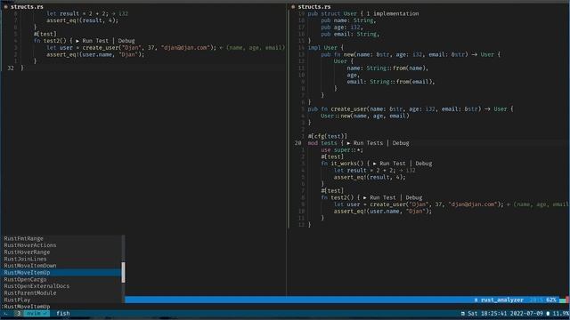 Learning Rust - Nvim tools( Lsp, Runners, Test Runners, Debugger) - Tmux смотреть онлайн