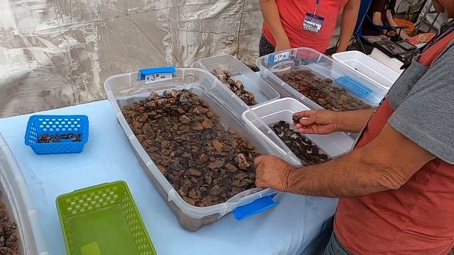 Fire Agate from Aguascalientes Mexico at the Tucson Gemshow 2021 смотреть онлайн