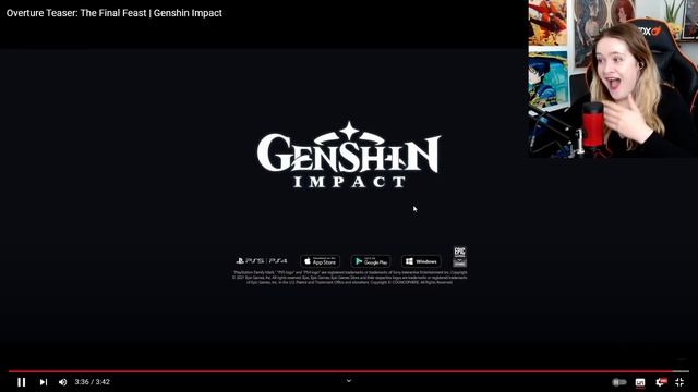 Overture Teaser: The Final Feast REACTION | Genshin Impact смотреть онлайн