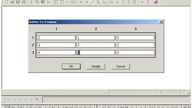 11 Tutorial Derive 6. Matrix Operation