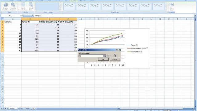 how to change the x axis on a graph in excel 2007 смотреть онлайн