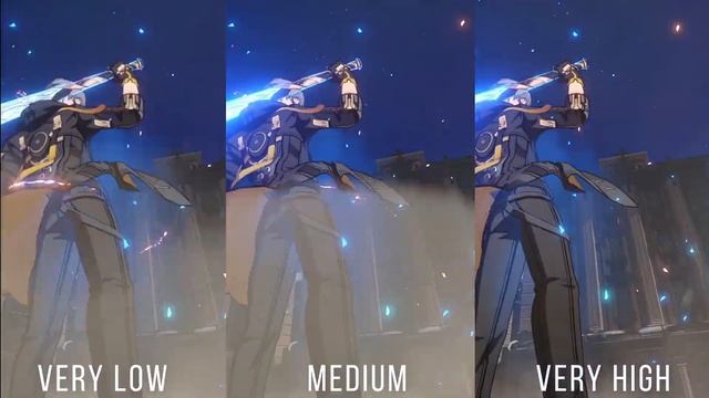 Honkai Star Rail Graphic comparison Very low - Ultra смотреть онлайн