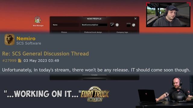 New MAN Spotted in Game in SCS Software Live Stream | Euro Truck Simulator 2 смотреть онлайн
